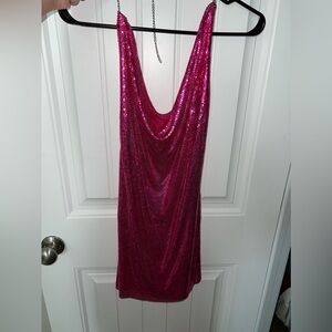 Chain mail cocktail dress